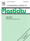 INTERNATIONAL JOURNAL OF PLASTICITY雜志封面